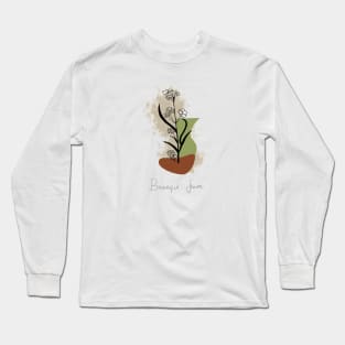 Beautiful Flower, Abstrac, Abstract Art, Flower Arts, Abstract Design Long Sleeve T-Shirt